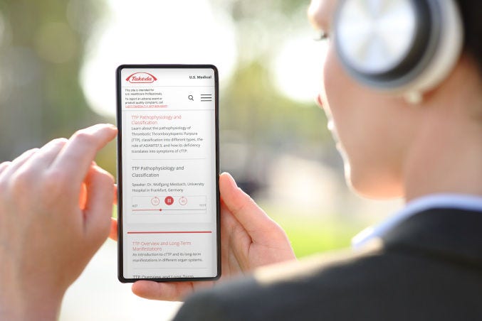Medical education podcast on mobile platform